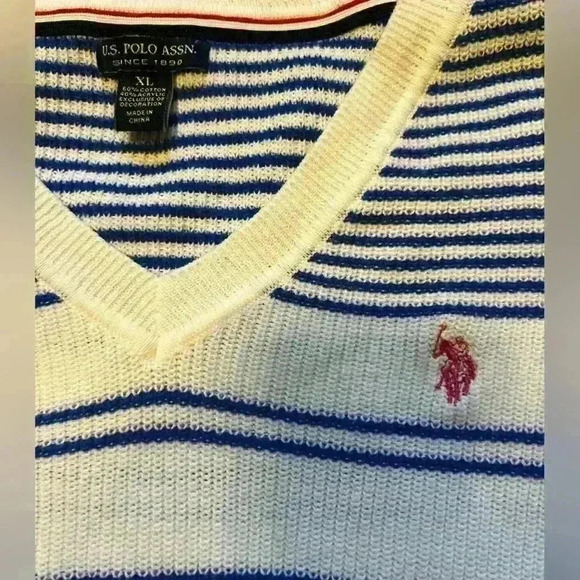 US Polo Assn.sweater size XL cotton blend (SKU C113) - Picture 3 of 10